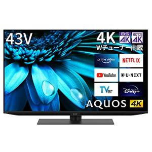 シャープ 43V型 4K 液晶 テレビ AQUOS 4T-C43EL1 Google TV Dolby Atmos (2022年モデル) 回転式スタンド｜around-store