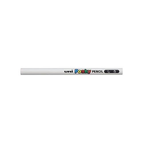 三菱鉛筆 ポンキーペンシル 単色 白 K800.1  * 5 本