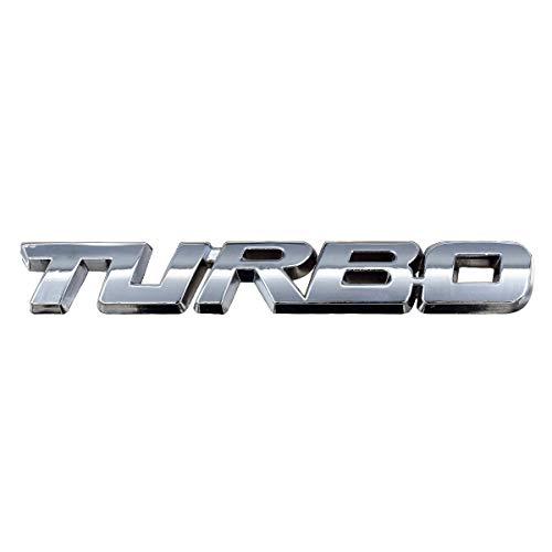 Negesu(ネグエス) ターボ TURBO ステッカー エンブレム 車 汎用品 シルバー