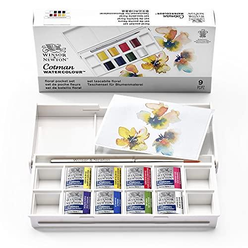 Winsor &amp; Newton (ウィンザー＆ニュートン) 固形 水彩絵の具 コットマン ハーフパン...