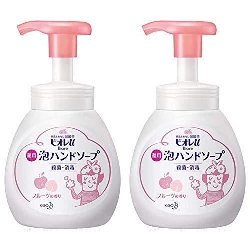 (お得な2セット)ビオレu泡ハンドソープ フルーツ ポンプ 250ml