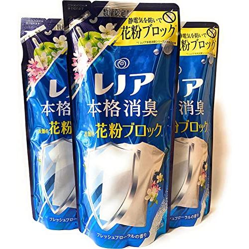 レノア 本格消臭 花粉ブロック フレッシュフローラルの香り 詰め替え用 400ml*３個セット