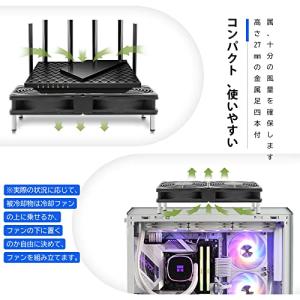 Mauknci 冷却ファン 静音 USBファン...の詳細画像3