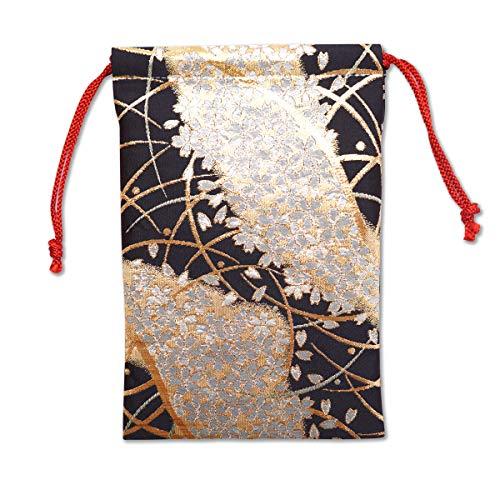 [京都藝美堂] 西陣織 金襴 御朱印帳入れ 巾着 日本製