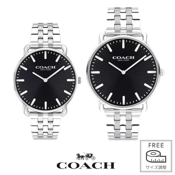 【ベルト調整無料】COACH Elliot 41mm &amp; 36mm ペアウォッチ コーチ メンズ &amp;...