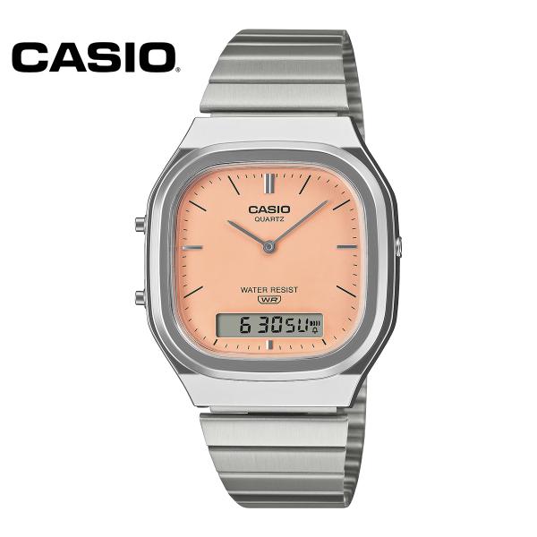 【ベルト調整無料】CASIO CLASSIC カシオ クラシック スタンダード アナデジ AQ-24...