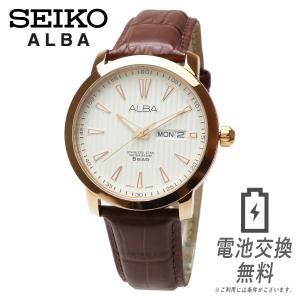 SEIKO セイコー ALBA アルバ AT2020X1 クォーツ メンズ アナログ カレンダー ホ...