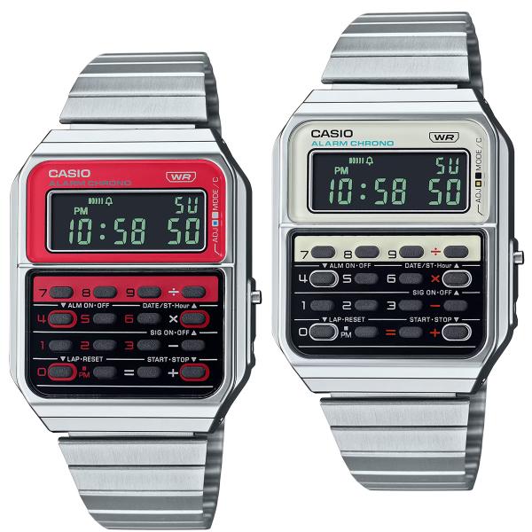 CASIO CLASSIC カシオ クラシック カリキュレーター CA-500WE レッド ホワイト...