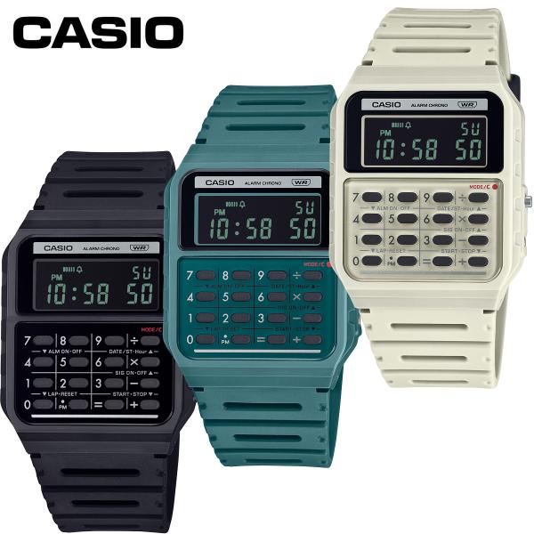 CASIO カシオ カリキュレーター CA-53WB デジタルウォッチ データバンク 電卓 計算機 ...