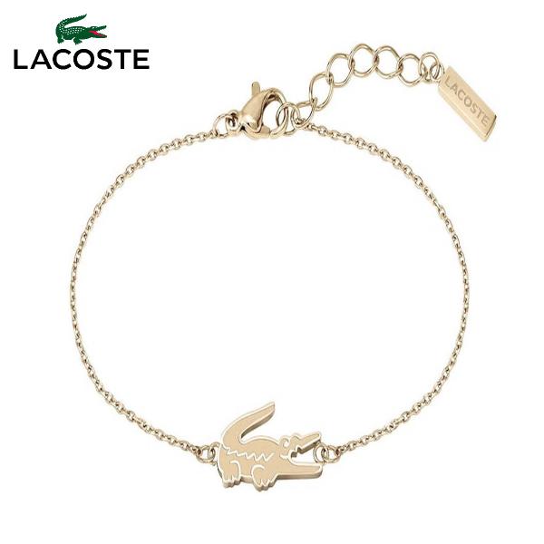 ラコステ LACOSTE ブレスレット アクセサリー 2040048 ブレス わに ワニ ゴールド ...