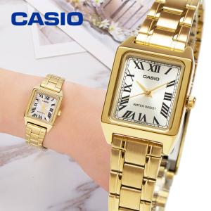 カシオ レディース 時計 スタンダード LTP-V007G-9B ゴールド ローマインデックス 女性 腕時計 CASIO STANDARD 角型 長方形 スクエア
