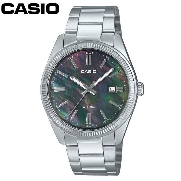 CASIO カシオ スタンダードアナログ メンズ 腕時計 MTP-1302DS-1A ブラック パー...