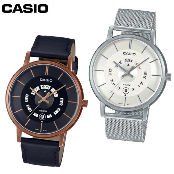 CASIO カシオ スタンダード デイデイト アナログ メンズ 腕時計 MTP-B135 曜日 日付...