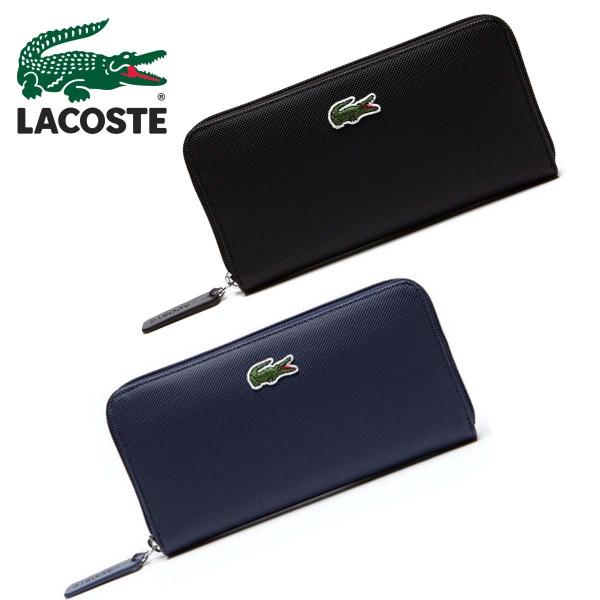 LACOSTE ラコステ ラウンドファスナー ジッパー 長財布 メンズ ロングウォレット NF290...