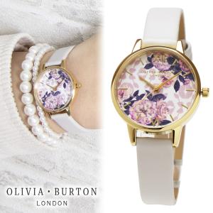 OLIVIA BURTON オリビアバートン Wild Flower WATCH ワイルドフラワー OB16LP02 ブラッシュ グレー ゴールド イエローゴールド レディース｜around