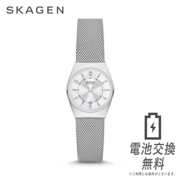 【ベルト調整無料】SKAGEN スカーゲン SKW3038 ホワイトシルバー ステンレススチール メ...
