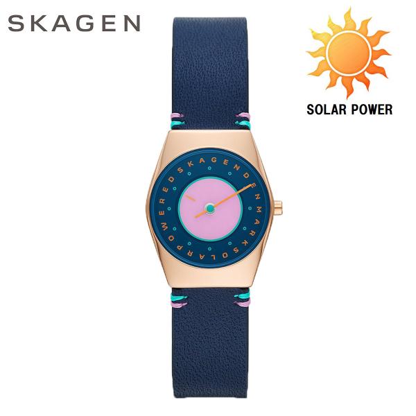 SKAGEN SKW3085 スカーゲン レディース ソーラー オーシャンブルー レザーウォッチ 女...