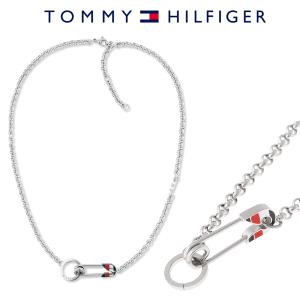 TOMMY HILFIGER トミーヒルフィガー ピン ネックレス レディース 2780499 ブランドロゴ シルバー ステンレス ユニセックス 女性