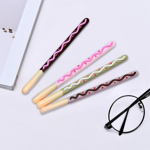 4本セット チョコがけプレッツェルのようなボールペン。 プチギフト 雑貨 プレゼント 文具 かわいい...