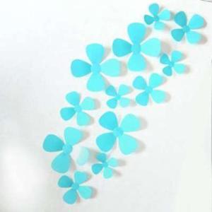 見慣れた壁を4枚の花弁が飾る、単色立体のステッ...の詳細画像2