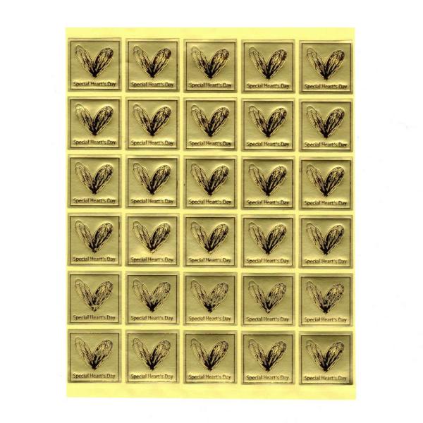 24mmサイズの金色シール30片。バレンタインギフトの包装紙に最適。 ラッピング ギフト バレンタイ...