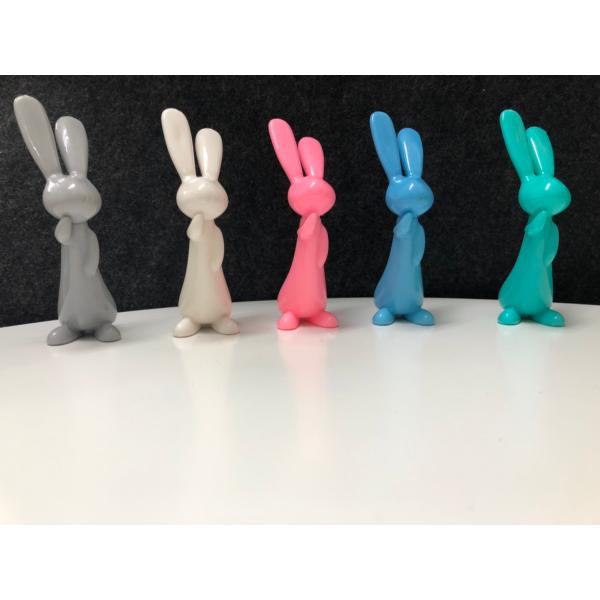 おちゃめなポーズがかわいい。ファンシーなウサギのペン。 かわいい　パステル　うさぎ　ボールペン
