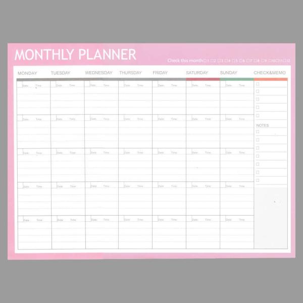 A4サイズで月間予定を管理できる計画表。部署内の予定表としても共有も。 カレンダー プランニング 予...