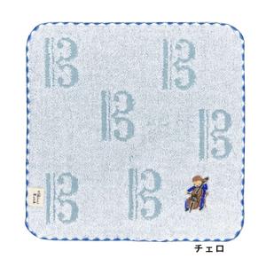 【シンジカトウ】音符柄タオルハンカチ。楽器のポ...の詳細画像3