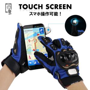バイクグローブ メッシュ ライディンググローブ...の詳細画像3