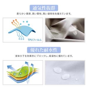 防水シーツ ボックス 防水 防ダニ 抗菌 通気...の詳細画像5