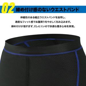 サイクルインナーパンツ 3Dゲルパッド 衝撃吸...の詳細画像5