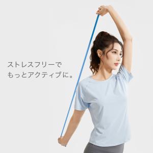 レディース フィットネスウェア トップス 半袖...の詳細画像2