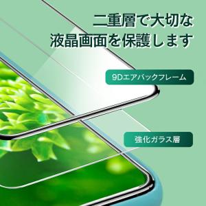 iPhone グリーンガラスフィルム ブルーラ...の詳細画像5