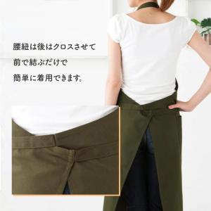 カフェエプロン シンプル エプロン おしゃれ ...の詳細画像5