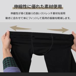 コンプレッションタイツ ハーフ スパッツ メン...の詳細画像4