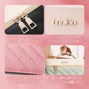 メイクボックス 鏡付き 大容量 持ち運び 横開...の詳細画像2