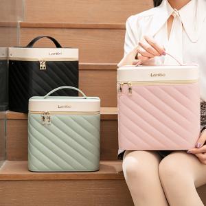 メイクボックス 鏡付き 大容量 持ち運び 横開...の詳細画像5