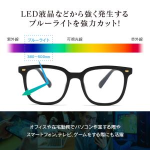 ブルーライトカットメガネ PCメガネ メンズ ...の詳細画像2