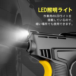電動空気入れ シガーソケット給電タイプ コンプ...の詳細画像2