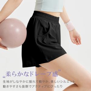 レディース プリーツショートパンツ インナー一...の詳細画像4