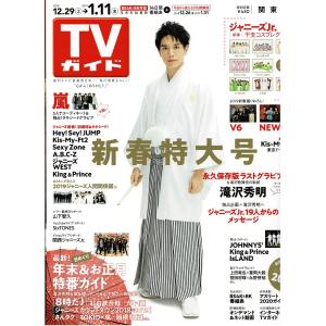 TVガイド 2019/1/11 滝沢秀明/嵐/V6/NEWS/ヘイセイジャンプ/Kis-My-Ft2/Sexy Zone/A.B.C-Z/ジャニーズWEST/King ＆ Prince/なにわ男子/SixTONES