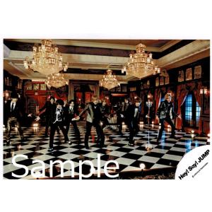 Hey!Say!JUMP 集合 公式生写真/Masquerade・衣装黒×白・全身・両手横｜arraysbook