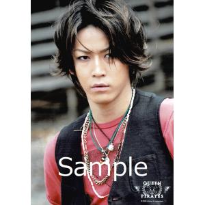 亀梨和也(KAT-TUN) 公式生写真 QUEEN PIRATES 2008・衣装赤×黒・ネックレス...