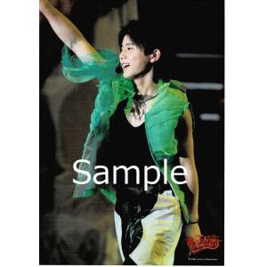 山田涼介(Hey!Say!JUMP) 公式生写真 SUMMARY 2008・衣装緑×黒×白・口開け・目線左方向｜arraysbook