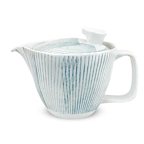 J-kitchens 勲山窯 急須 小 波佐見焼 日本製 240ml 1人用 ~ 2人用 茶こし付き...