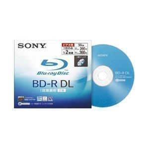 Sony BD-R DL 片面2層 50GB 録画用 2倍速対応 追記型 10mmケース BNR2V...