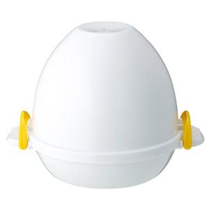 和平フレイズWahei freiz 曙産業 ゆでたまご器 4個用 約全幅18×奥行16.2×全高13.4cm 日本製 RE-279 樹脂 ホワイト