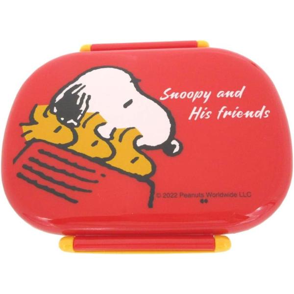 大西賢製販 PEANUTS/Snoopy&amp;His Friends ランチボックス レッド