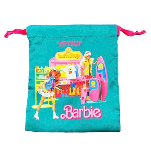 リボン巾着　バービー　ショップ