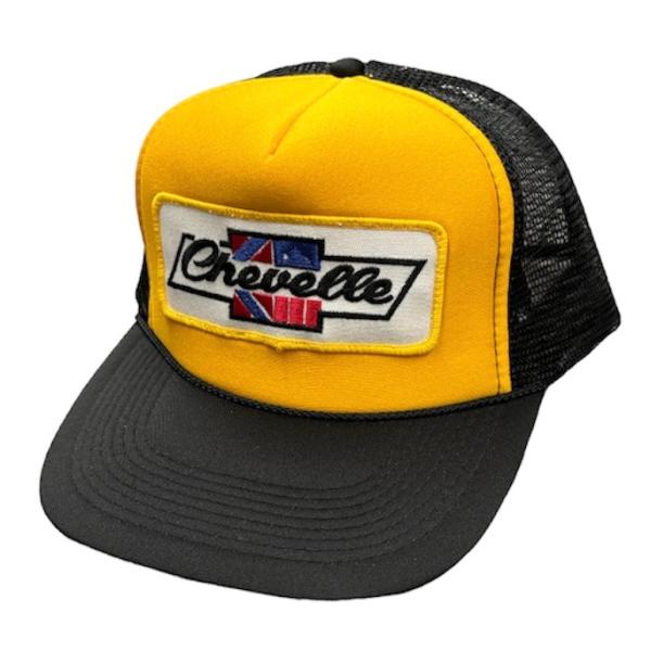 アメカジメッシュキャップ★MESH CAP★Chevelle YELLOW×BLACK／シボレー・シ...